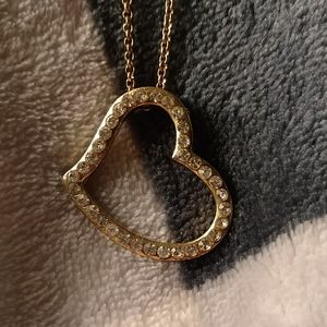 A heart necklace